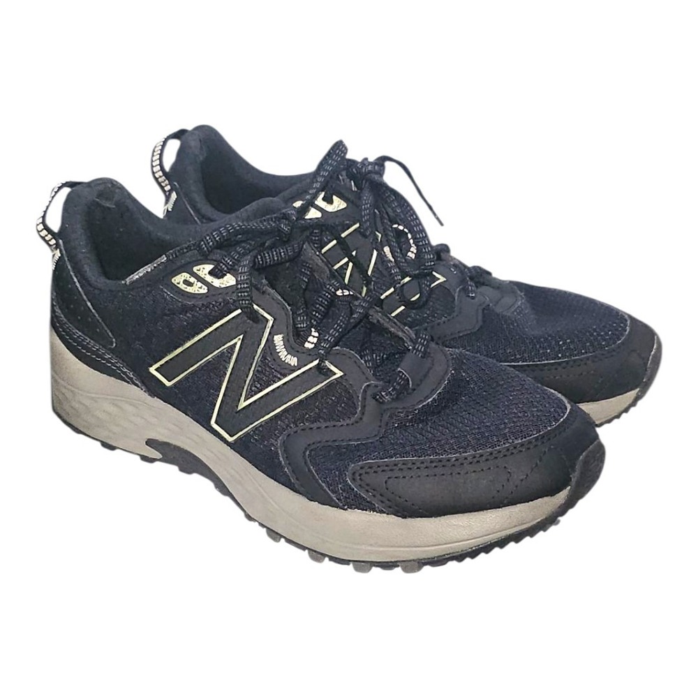 New Balance Gray/Blue 410‎ Trail All-Terrain Running Shoes MT410LK7 Women's 10B